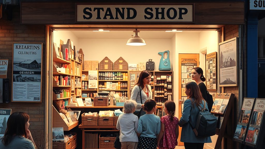 车站前综合商店服务范围怎样界定？